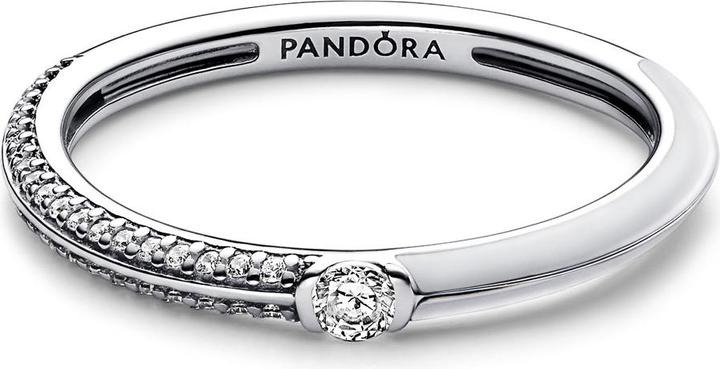 Produktbild Pandora ME Pavé & Weisser Doppelring (56, 925 Silber)