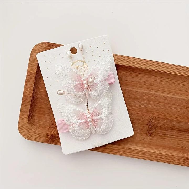 Immagine prodotto Activity Board Schmetterlings-Haarspangen mit Pailletten