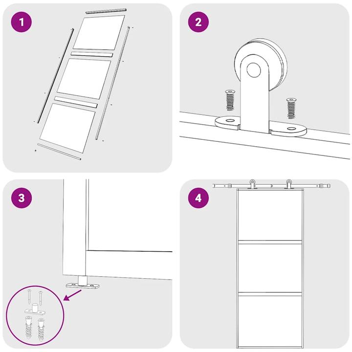 Image du produit vidaXL Schiebetür