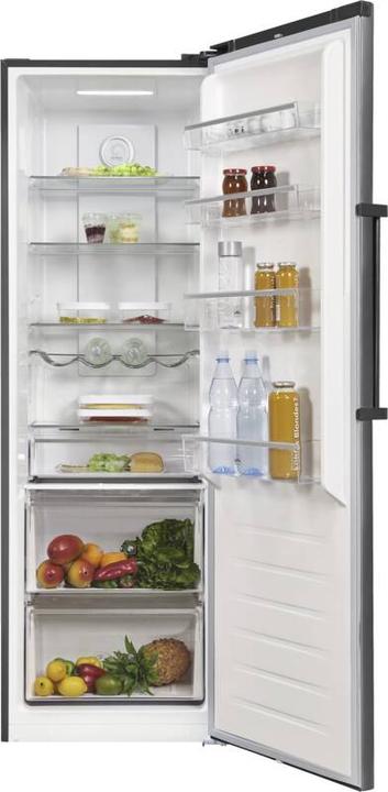 Produktbild Exquisit KS360VHE040D inoxlookaz Standkühlschrank ohne GefrierfachD (359 l)