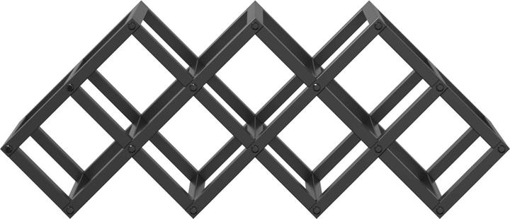Actual product image vidaXL Wine rack (63 x 16.5 x 25 cm, 9 bottles)