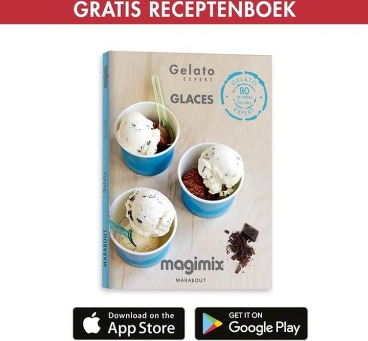 Actual product image Magimix - Gelato Expert - Zelf vriezende IJsmachine - Schepijs - Softijs - Grantit - 3 automatic programme