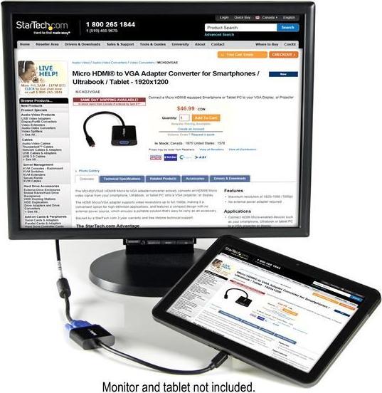 Actual product image StarTech Adapter (VGA, 25.50 cm)