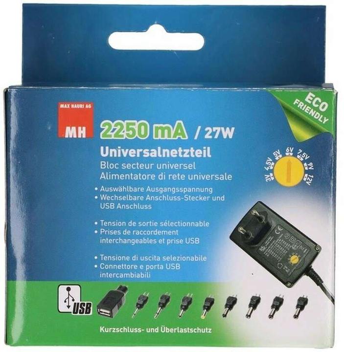 Produktbild Max Hauri Universal-Steckernetzgerät