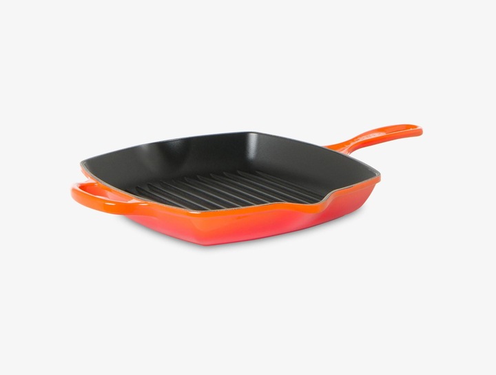 Image du produit Le Creuset Signature (26 cm, Poêle à grillades, Fonte)