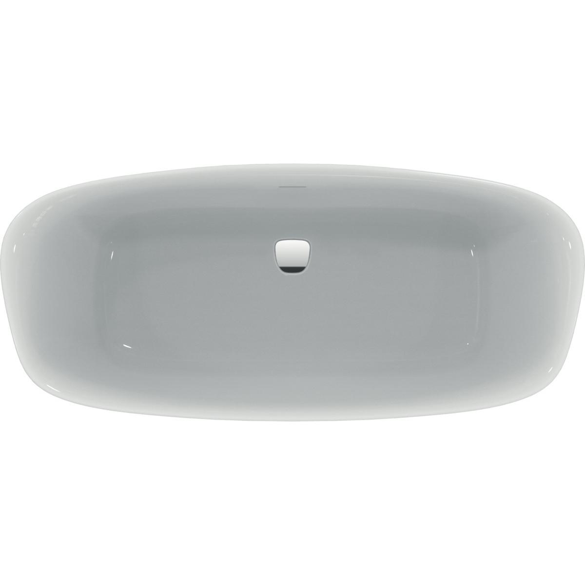 Ideal Standard, Badewanne, Ovale Badewanne Dea 75 x 170 cm alpinwei glatt E306601 (185 l, 170 cm, 75 cm)