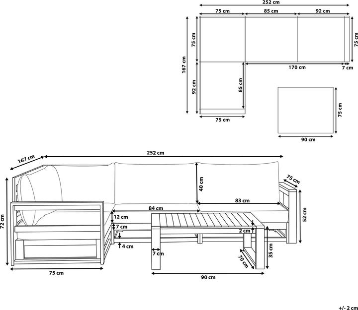 Actual product image Beliani Timor
