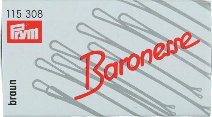 Image du produit Baronesse Pinces 120 boîtes 6,5cm marron (12 pcs)