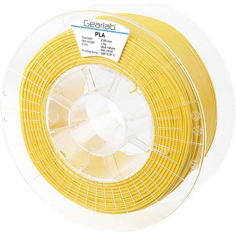 Gearlab PLA 2,85mm 1KG Dark Yellow (PLA, 2.85 mm, 1000 g, Gelb), 3D Filament, Gelb