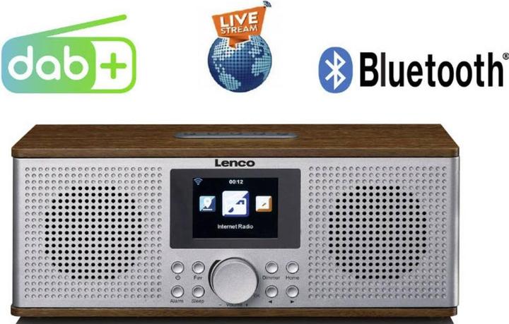 Produktbild Lenco DIR-170 (DAB+, Internetradio, Bluetooth)