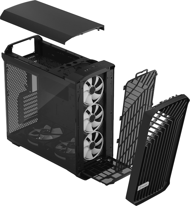 Image du produit Fractal Torrent RGB Noir TG Light (ATX, E-ATX, mATX, ITX, SSI EEB, SSI CEB)
