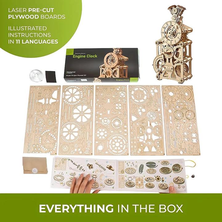 Produktbild Ugears Engine Clock