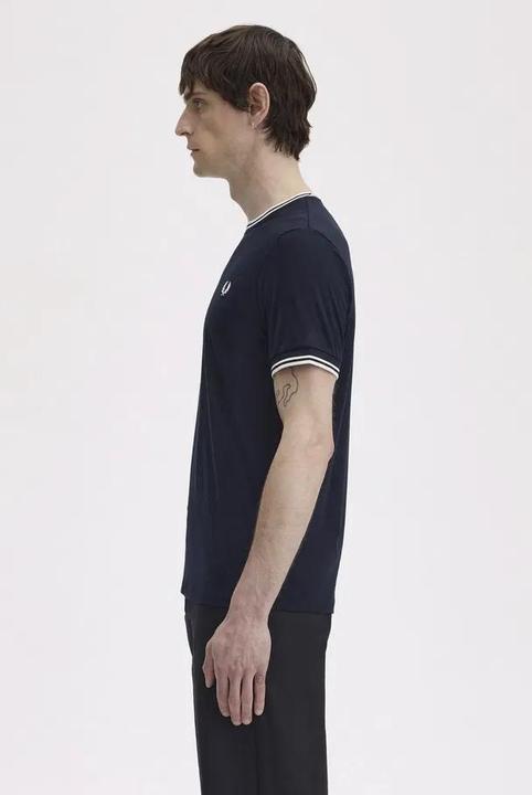 Actual product image Fred Perry Twin Tipped T-Shirt Crew Neck (XL)
