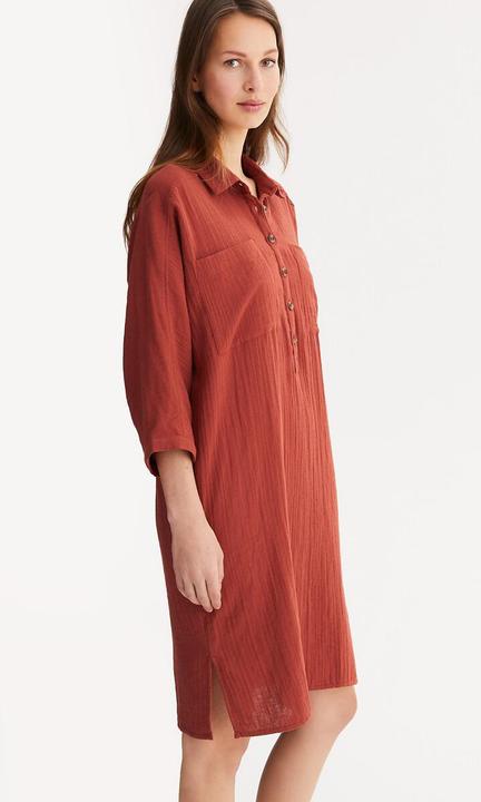 Produktbild Anne Weyburn Knielanges Kleid aus reiner Baumwolle (36)