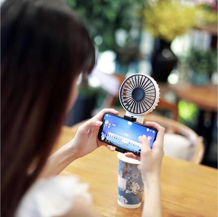 Produktbild Linuo Handventilator GO-F02FD Dunkelblau