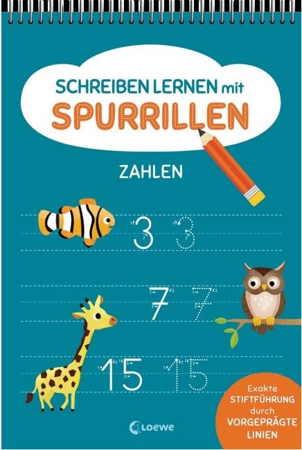 Immagine prodotto Schreiben lernen mit Spurrillen - Zahlen (Tedesco, Carmen Eisendle, Apprendimento e puzzle Loewe, 2023)