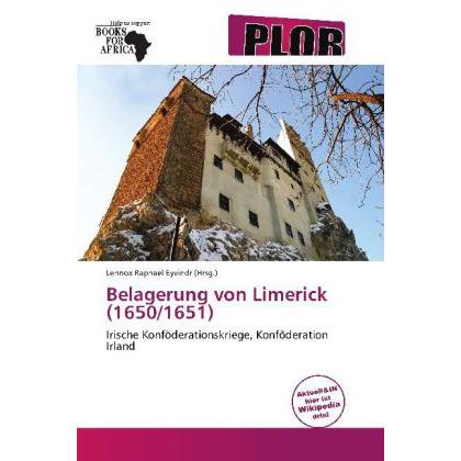 Belagerung von Limerick (1650/1651), Fachbücher von Lennox Raphael Eyvindr