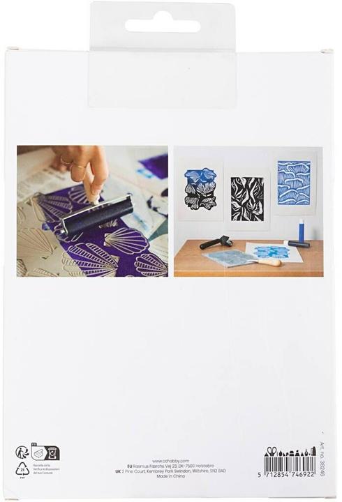 Produktbild Creativ Company Stempel Zubehör Linoldruckplatte Gummi 15 x 20 cm