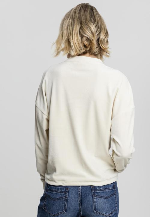 Produktbild Urban Classics Ladies Oversized Velvet Crew (XS)