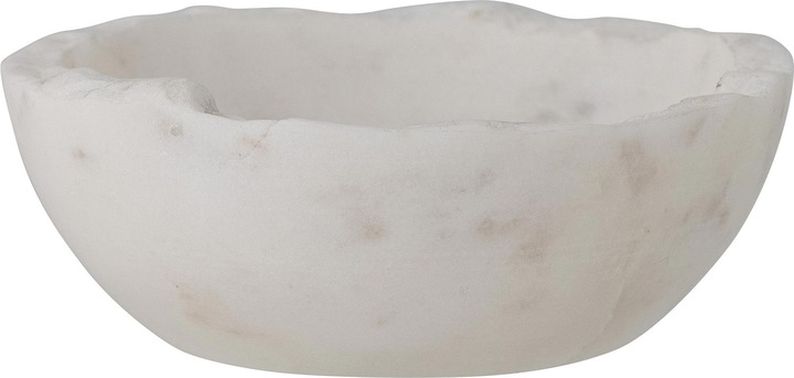 Actual product image Bloomingville Malta Bowl, White, Marble