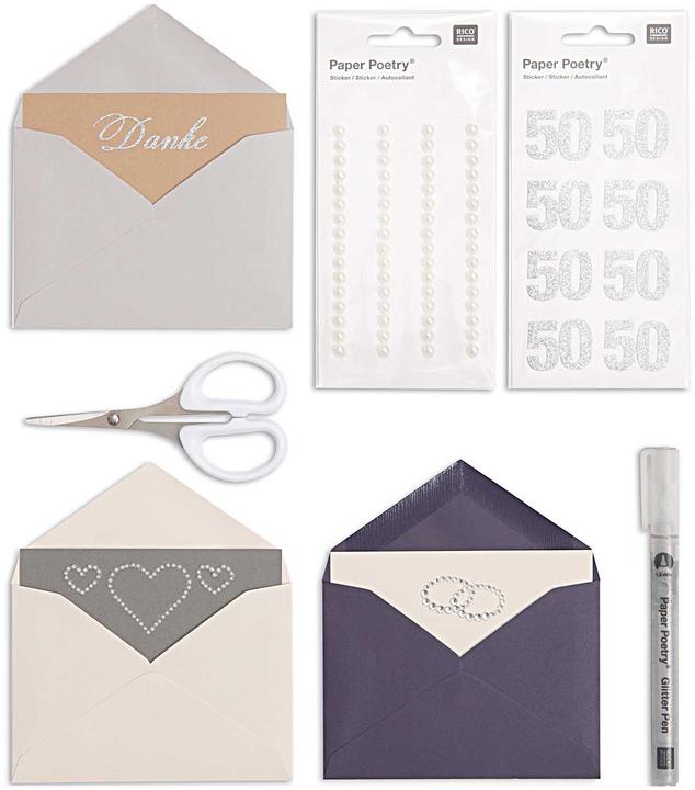 Produktbild Rico Design Paper Poetry Perlen-Sticker