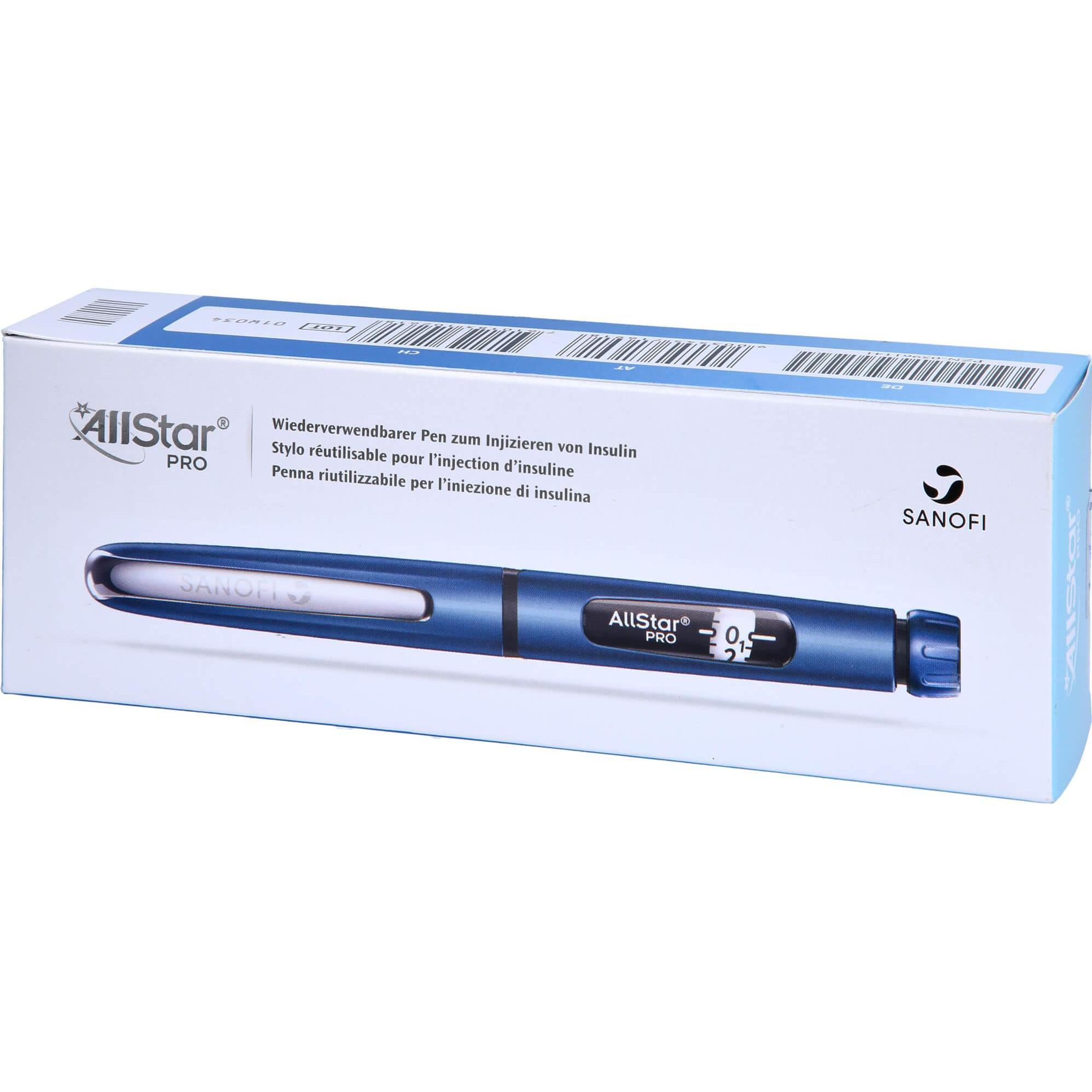 Thumbnail - Sanofi-Aventis Deutschland GmbH, Praxisbedarf, AllStar Pro blau Injektionsgerät, 1 St