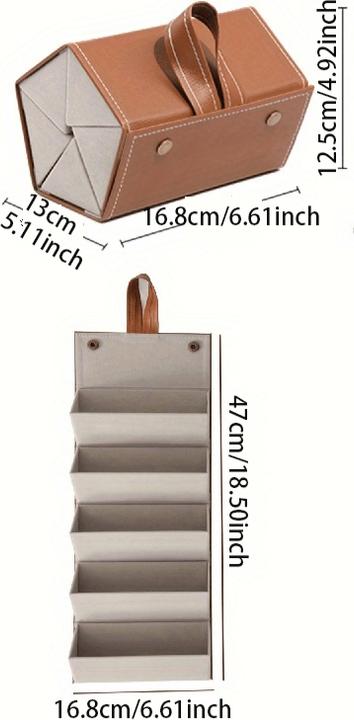 Produktbild Only-Bags.Store Premium-Sonnenbrillen-Aufbewahrungs-Organizer, Brillen-Klapp-Reiseetui, hängende Display-Stütze