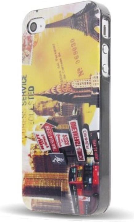 Produktbild König Design Schutzhülle Hard Case Hülle für Handy iPhone 4 & 4S Welt & Städte (Apple iPhone 4, LG G4s)