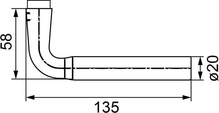 Actual product image OK-Line Door handle (Door set)