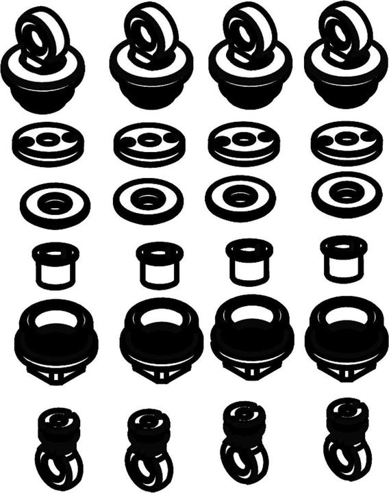 Actual product image Amewi Shock absorber RCX10