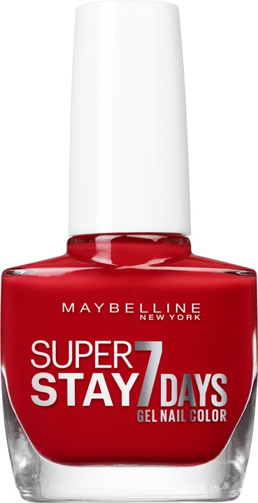 Maybelline New York Superstay 7 giorni (8 Rosso passionale, Smalto per unghie effetto gel)