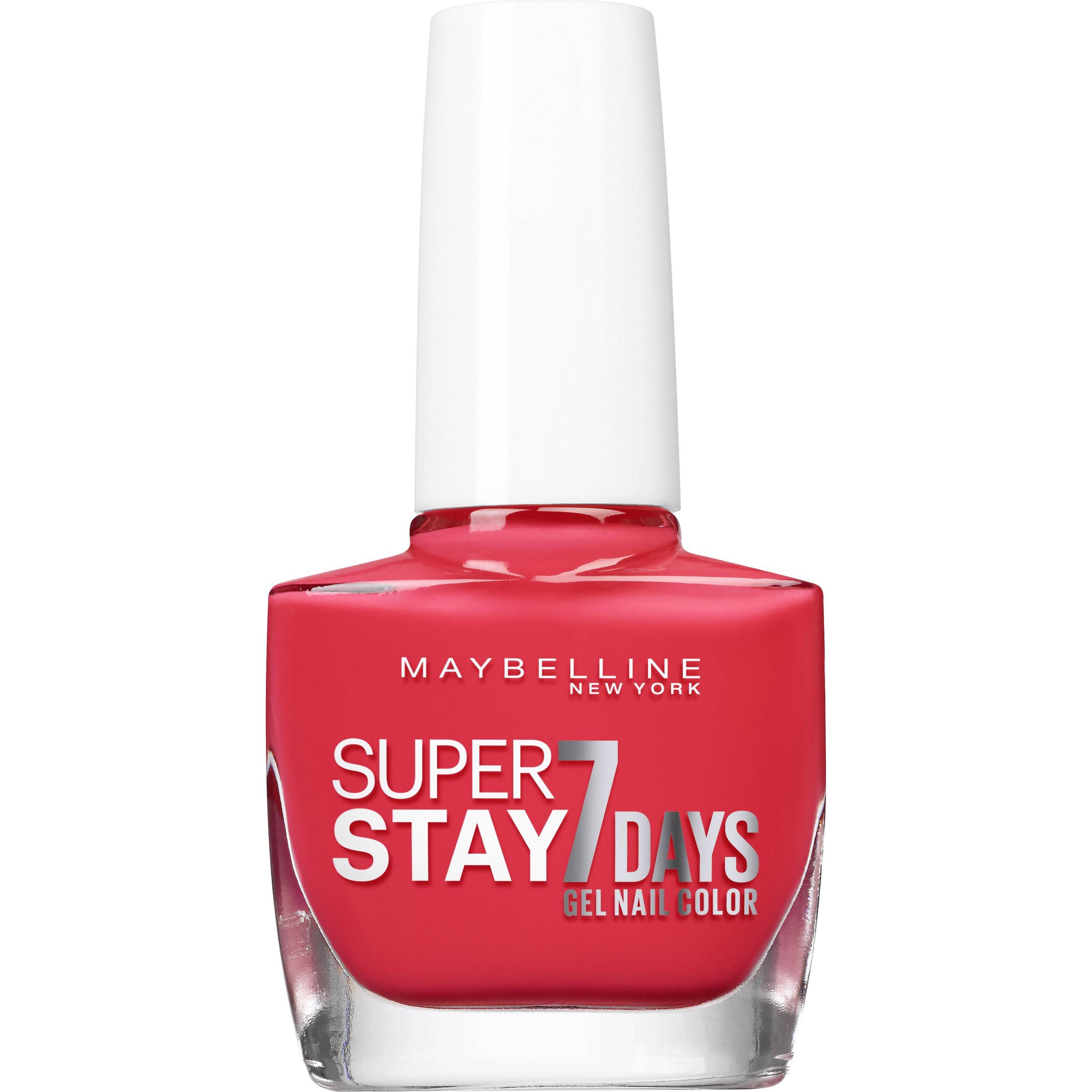 Maybelline New York, Nagellack, Superstay 7 Days Nagellack (490 Rose Salsa, Gel-Effekt Nagellack)