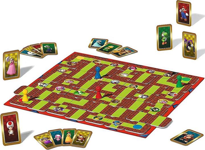 Produktbild Ravensburger Super Mario Labyrinth (Englisch, Französisch, Italienisch, Niederländisch, Portugiesisch, 2 - 4 Spieler)