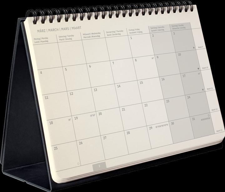 Produktbild Sigel Tischkalender (21.3 x 22 cm, Harter Einband, Deutsch, Französisch, Englisch, Niederländisch)