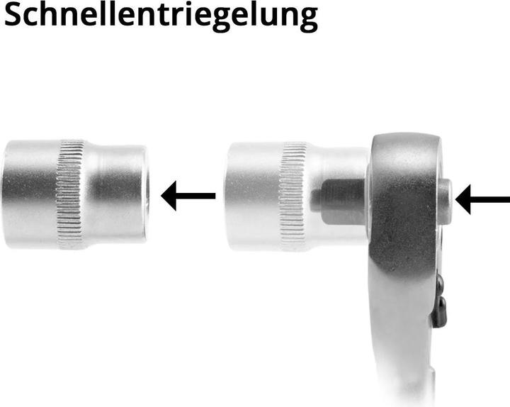 Produktbild Stahlwerk Drehmomentschlüssel-Set 32teilig 1/4" 5-25Nm Ratsche Umschaltknarre (1/4", 5 Nm, 25 Nm)