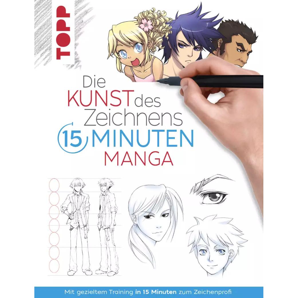 Die Kunst des Zeichnens 15 Minuten Manga, Ratgeber von frechverlag