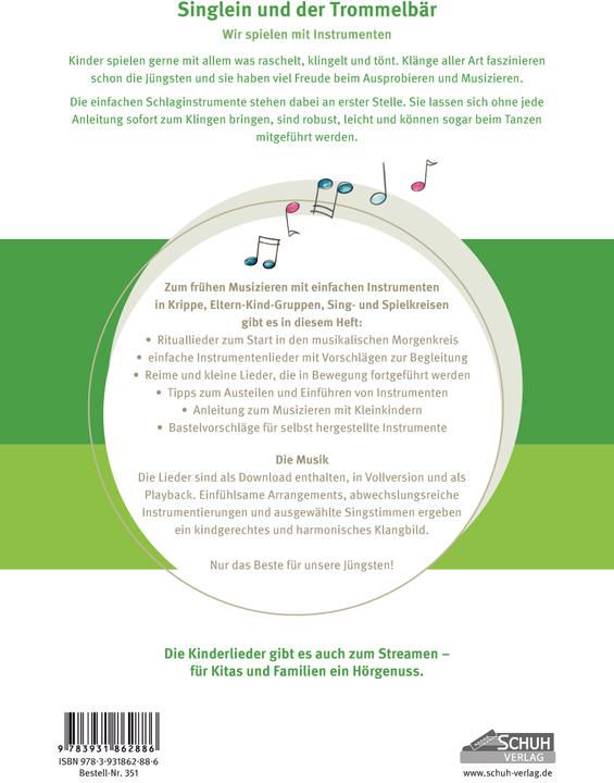 Valori nutrizionali e ingredienti Singlein und der Trommelbär - Band 2 (inkl. Musik-Download) (Tedesco, Dora Müller, Scarpa Karin, Scarpa Martin, Sissi Katefidis, Uwe Schuh, 2023)