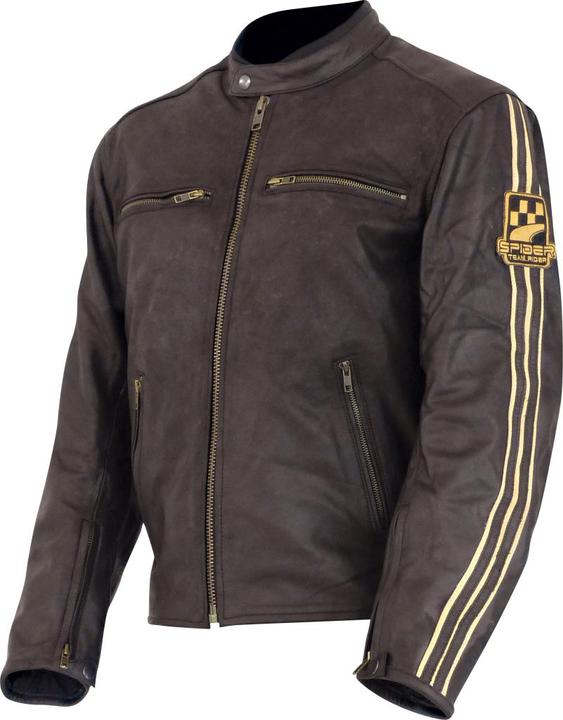 Actual product image Spider Chevy Lederjacke (Men, 4XL)