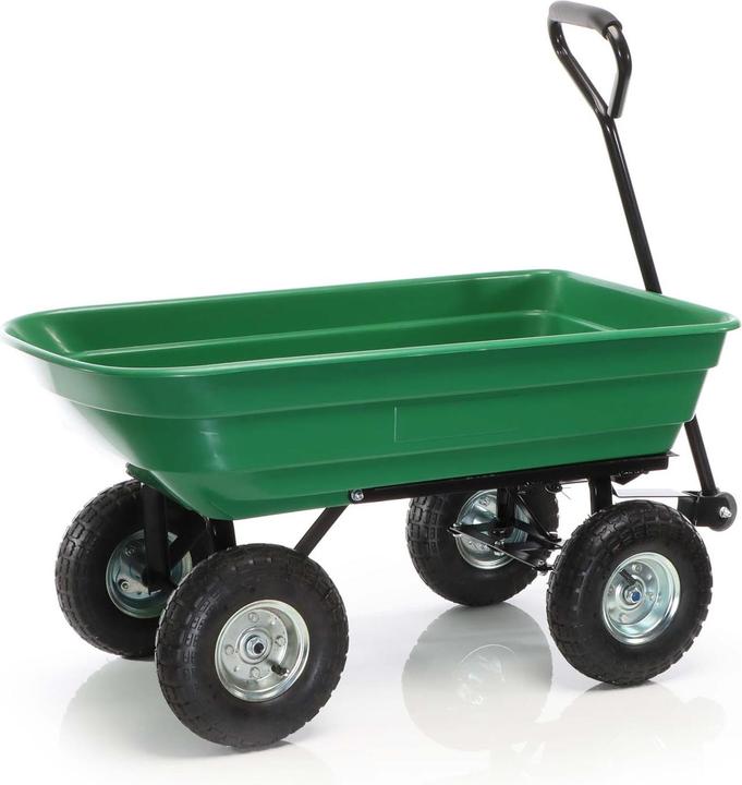 Produktbild Wiltec Gartenwagen Kippfunktion 200kg Handwagen 50l Bollerwagen Transportwagen