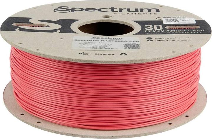 Produktbild Filament PLA Pastello holland red 1.0kg 1.75mm (PLA, 1.75 mm, 1000 g)