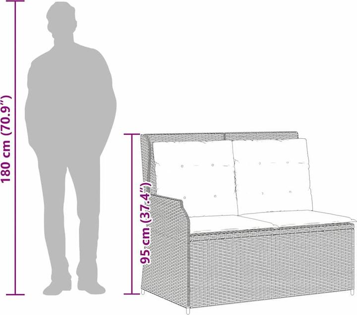 Actual product image vidaXL Gartenbank