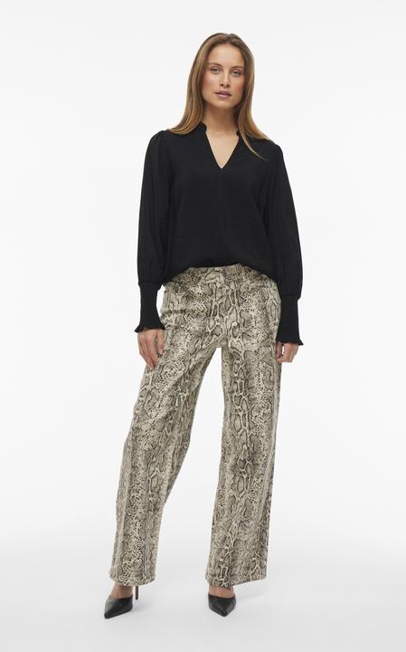 Actual product image Vila V-Ausschnitt Oberteil mit langen Ärmeln (38)