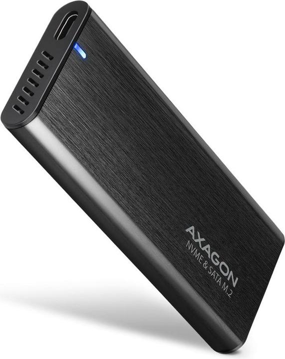 Produktbild Axagon EEM2-SB2 USB-C 3.2 Gen 2, M.2 SSD Gehäuse - schwarz (M.2)