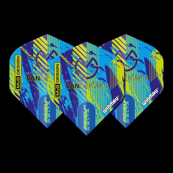 Image du produit Winmau Prism Delta Flights - MvG Blue
