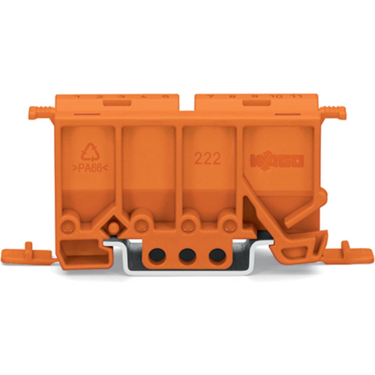 Wago Adattatore di montaggio (Vari), Accessori di elettronica + Alloggiamento, Arancia