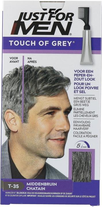 Just For Men Touch Of Grey T35 Medium Brown Hair Color (T35 Mittelbraun)
