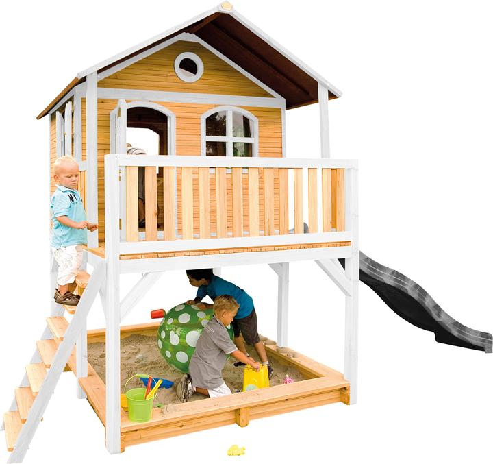 Actual product image Axi Marc Playhouse Brown / White - Gray Slide