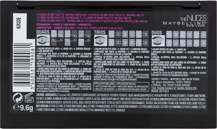 Produktbild Maybelline New York Palette (0 The Nudes)