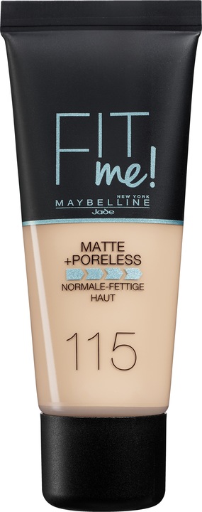 Actual product image Maybelline New York Fit me! Matte&Poreless (115 Ivory)