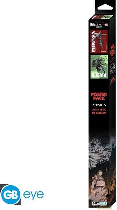 Actual product image GB Eye Attack on Titan Set 2 Chibi Posters set 1 (52x38)